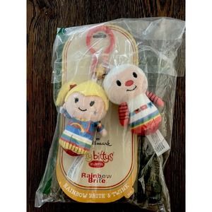 Hallmark itty bittys Clippys Rainbow Brite & Twink NEW